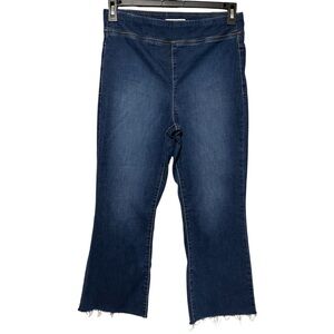 We The Free by Free People Women’s Pull on Jeans Raw Hem Sz M